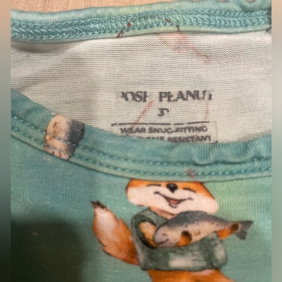 Posh Peanut pajama set in size 3T. Cute short sleek and long pants combo. - Picture 3 of 3